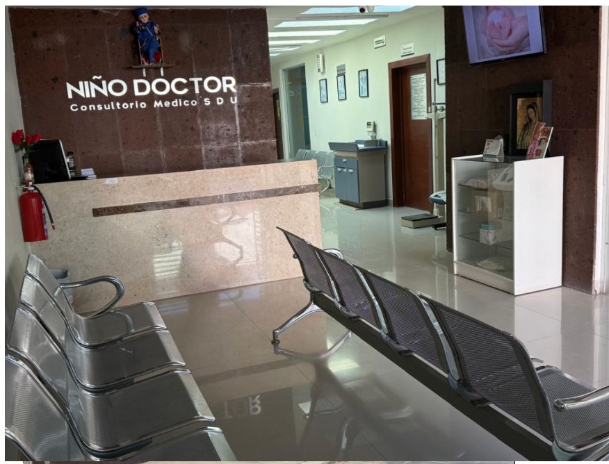 Recepción de Clínica del Niño Doctor